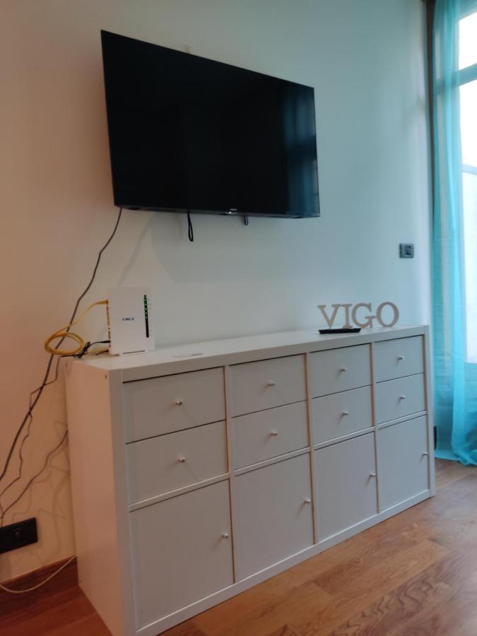 Pleno Centro, Terraza, Principe, 5 Min Casco Vello Y Estacion Ave Daire Vigo Dış mekan fotoğraf