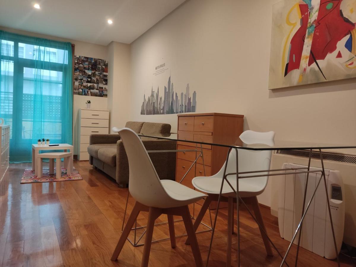 Pleno Centro, Terraza, Principe, 5 Min Casco Vello Y Estacion Ave Daire Vigo Dış mekan fotoğraf