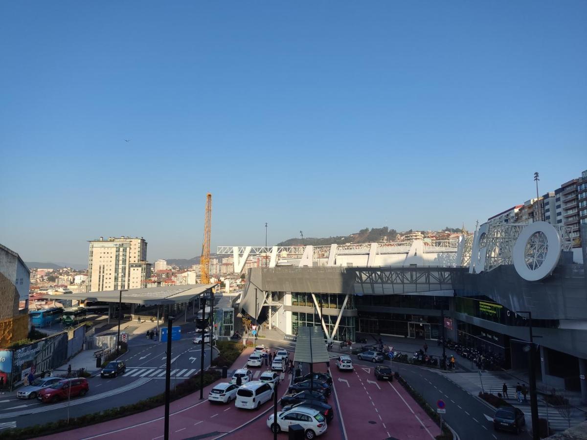 Pleno Centro, Terraza, Principe, 5 Min Casco Vello Y Estacion Ave Daire Vigo Dış mekan fotoğraf